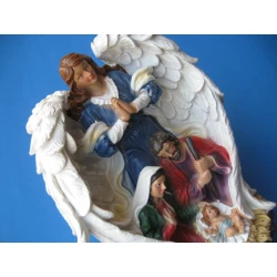 Figurka Św.Rodzina i anioł-20 cm